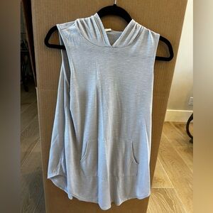 Tank Top Hooded Shirt/Sweatshirt